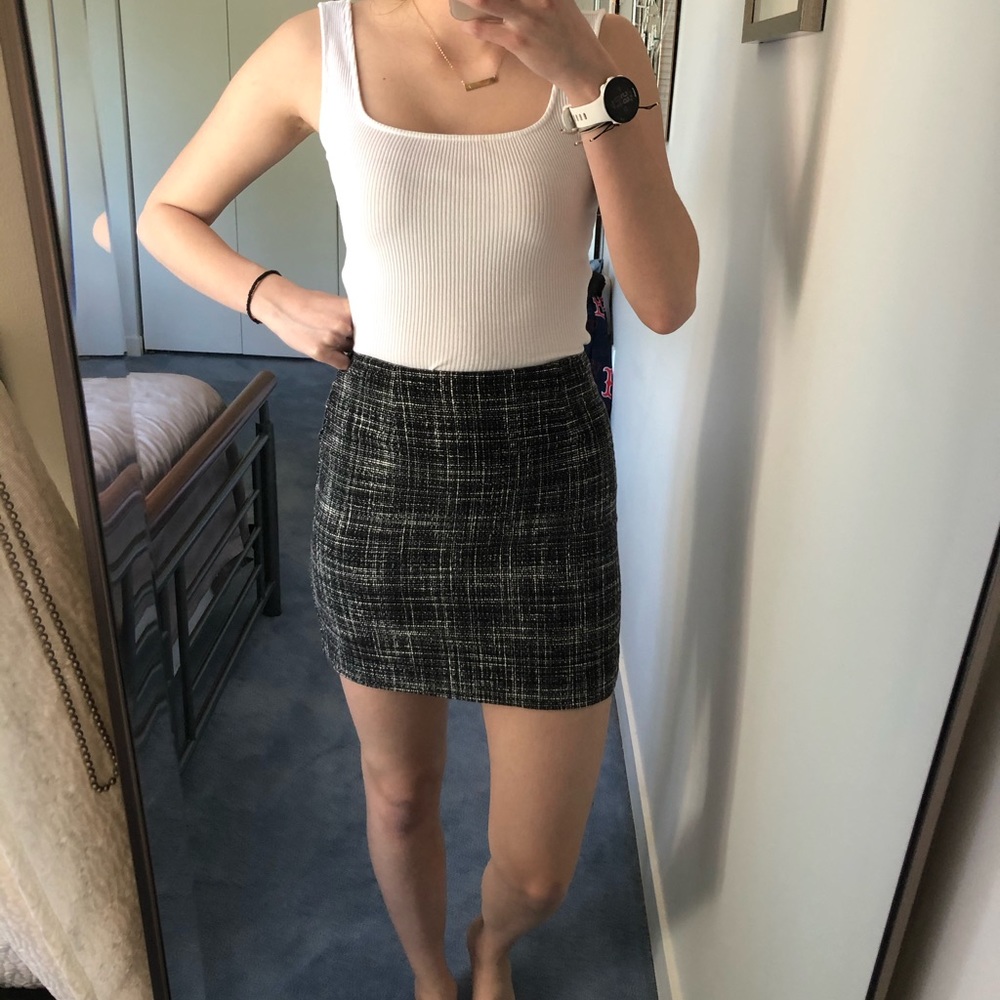 Black skirt!